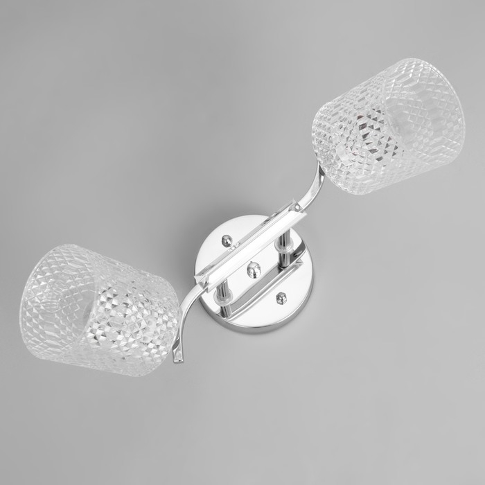 Люстра потолочная Люстра потолочная "Амис" E27 2х40Вт хром 44х17х22см