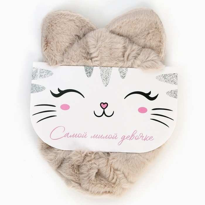 Резинка для волос с ушками «Самой милой девочке» 12 х 10,5 см Резинка для волос с ушками «Самой милой девочке» 12 х 10,5 см