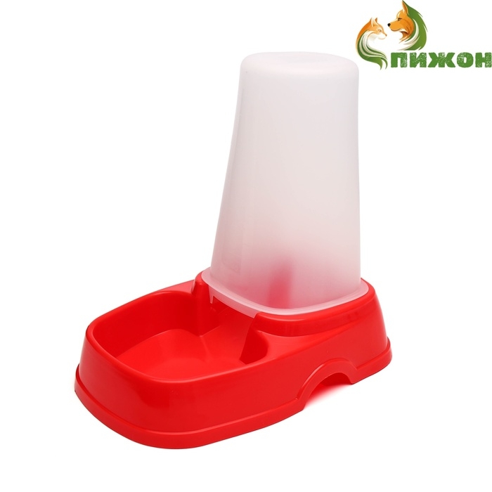 Автопоилка/автокормушка с мерным делением, 1,3 л, красная Автопоилка/автокормушка с мерным делением, 1,3 л, красная