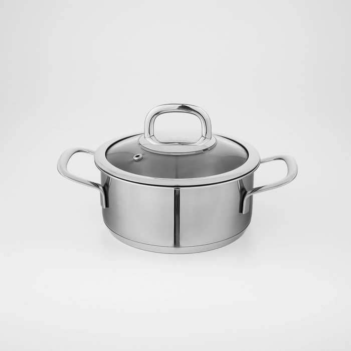 Кастрюля SAFIA, 1.2 л, d=16 cм, капсульное дно, индукция Кастрюля SAFIA, 1.2 л, d=16 cм, капсульное дно, индукция