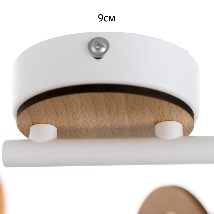 Люстра Люстра "Тайон" 5хЕ14 40Вт белый 56х56х16 см