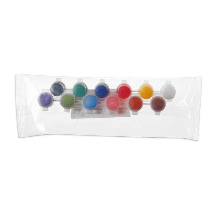 Краска акриловая, набор 12 цветов х 3 мл, Calligrata, морозостойкие, в пакете Краска акриловая, набор 12 цветов х 3 мл, Calligrata, морозостойкие, в пакете