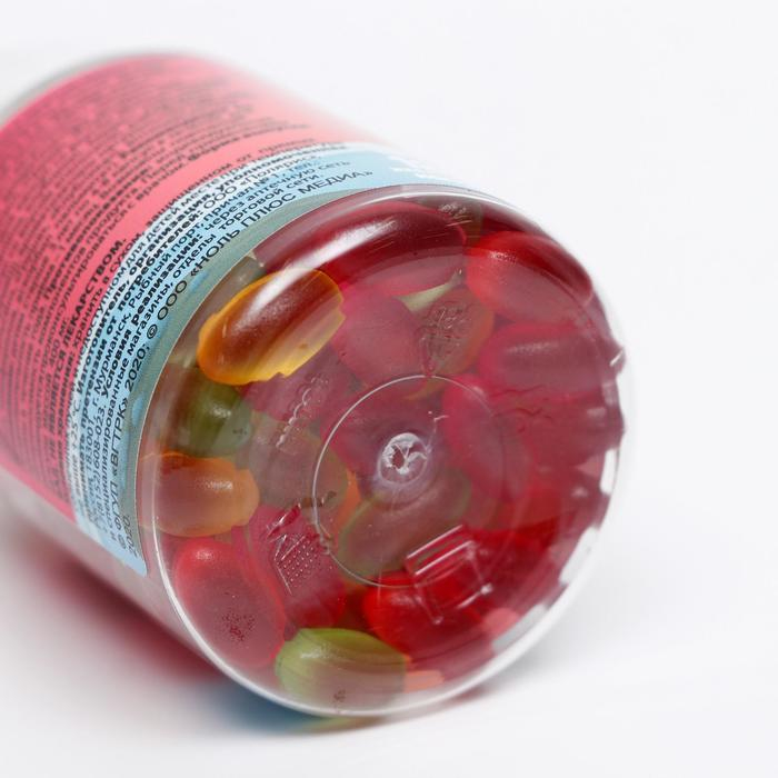 Рыбный жир детский Ми-Ми-Мишки фруктово-ягодный микс, 120 жевательных капсул по 400 мг Рыбный жир детский Ми-Ми-Мишки фруктово-ягодный микс, 120 жевательных капсул по 400 мг