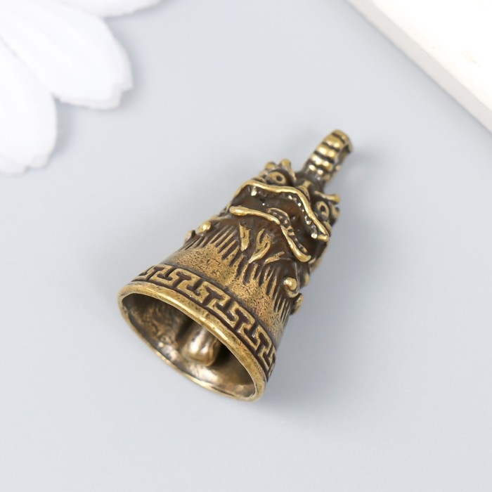 Колокольчик латунь  Колокольчик латунь "Голова льва" 3,4х2,2х2,2 см