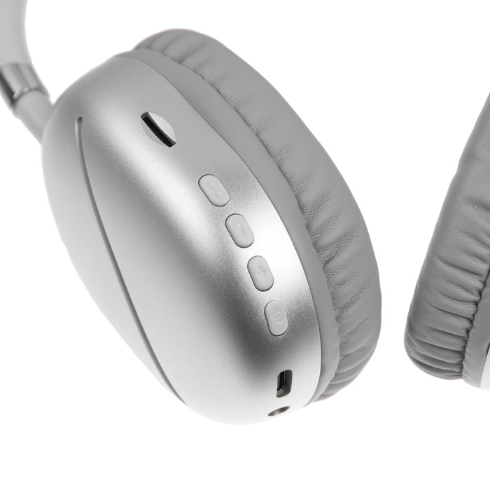 Наушники AKZ MAX10, беспроводные, полноразмерные,  микрофон, подсветка, белые Наушники AKZ MAX10, беспроводные, полноразмерные,  микрофон, подсветка, белые