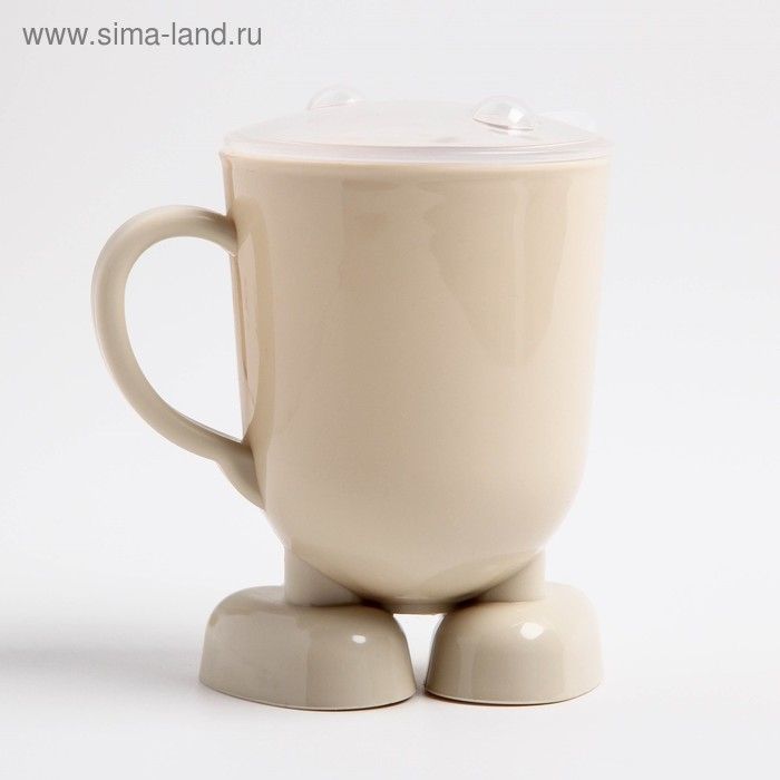 Кружка детская с крышкой, 270 мл., цвет и рисунок МИКС Кружка детская с крышкой, 270 мл., цвет и рисунок МИКС