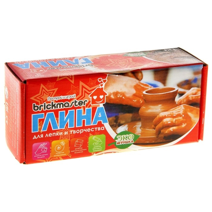 Глина для лепки и творчества, 1000 г Глина для лепки и творчества, 1000 г