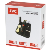 Машинка для стрижки аккумуляторная jvc JHC57RS, 4 насадки, 2/3.5/5/6 мм