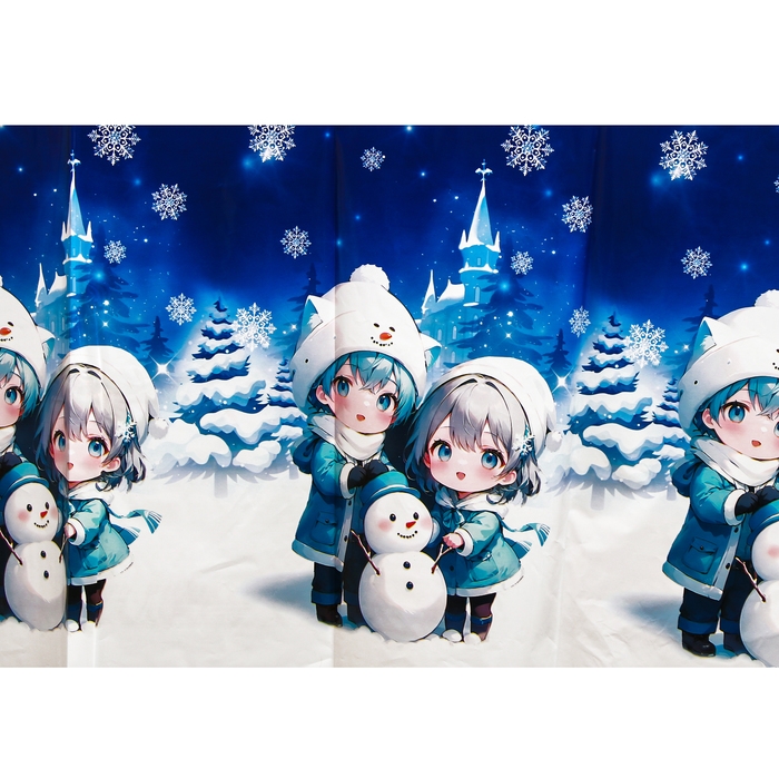 Скатерть новогодняя одноразовая &laquo;Аниме&raquo; 180х137 см