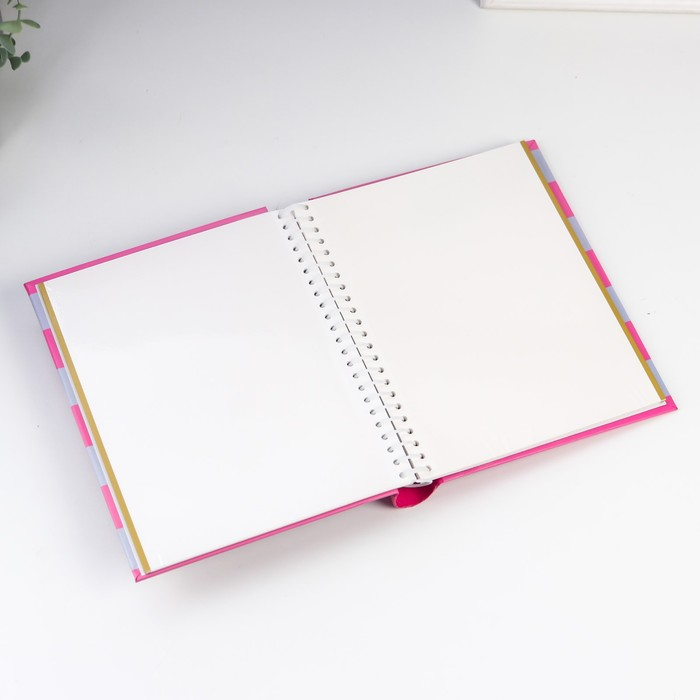 Фотоальбом 20 магнитных листов (40стр) Фотоальбом 20 магнитных листов (40стр) "Пончики" 23х28 см