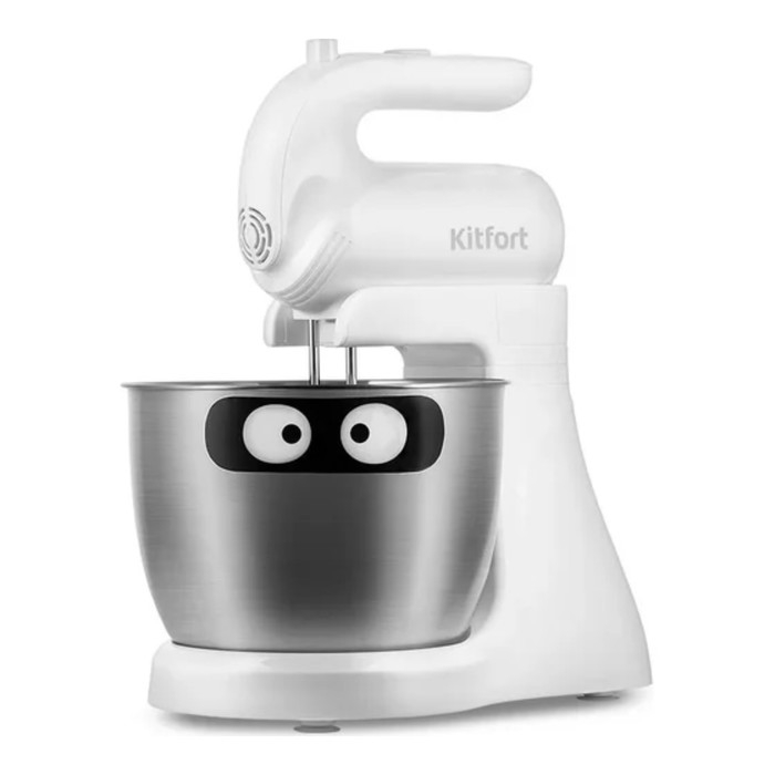 Миксер Kitfort КТ-3446, ручной, 150 Вт, 3 л, 5 скоростей, белый Миксер Kitfort КТ-3446, ручной, 150 Вт, 3 л, 5 скоростей, белый