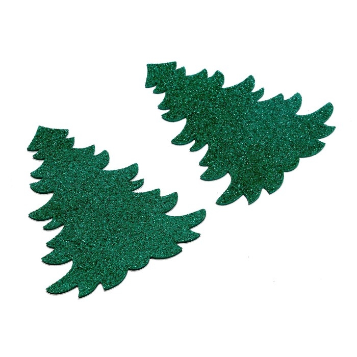 Декор «Ёлочка» на клеевой основе , набор 2 шт. Декор «Ёлочка» на клеевой основе , набор 2 шт.