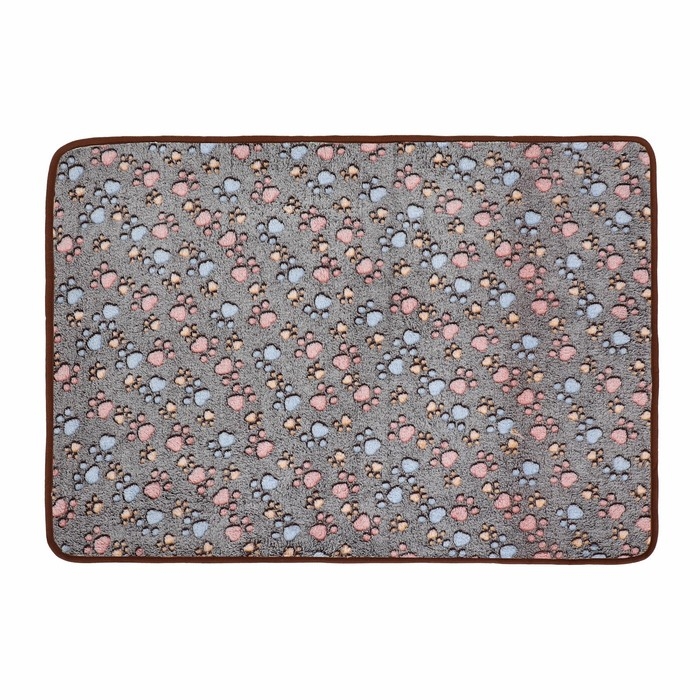 Плед для животных  Плед для животных "С любовью", 104 х 72 см, серый