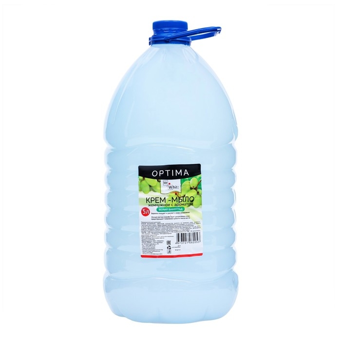 Крем-мыло Mr.White OPTIMA Крем-мыло Mr.White OPTIMA "Белый виноград", 5 л