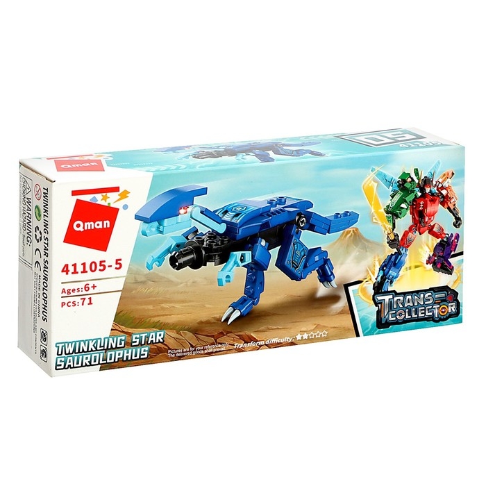 Конструктор Динобот «Вождь Тираннозавр», 6 видов, МИКС Конструктор Динобот «Вождь Тираннозавр», 6 видов, МИКС