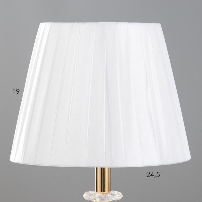 Настольная лампа Настольная лампа "Мона" Е27 40Вт золото 25х25х44 см RISALUX