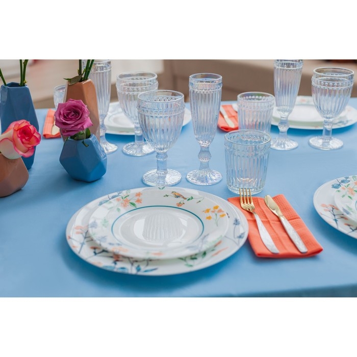 Бокал для вина стеклянный Magistro «Босфор», 250 мл, 8,5×16,5 см, цвет перламутровый Бокал для вина стеклянный Magistro «Босфор», 250 мл, 8,5×16,5 см, цвет перламутровый