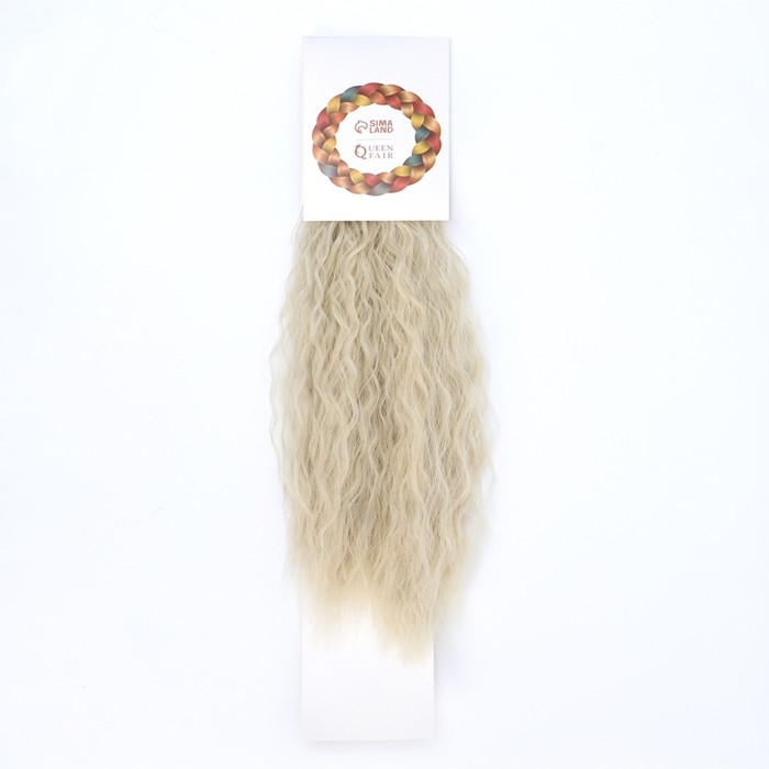 Хвост накладной, волнистый волос, на резинке, 60 см, 100 гр, цвет холодный блонд(#SHT88В) Хвост накладной, волнистый волос, на резинке, 60 см, 100 гр, цвет холодный блонд(#SHT88В)