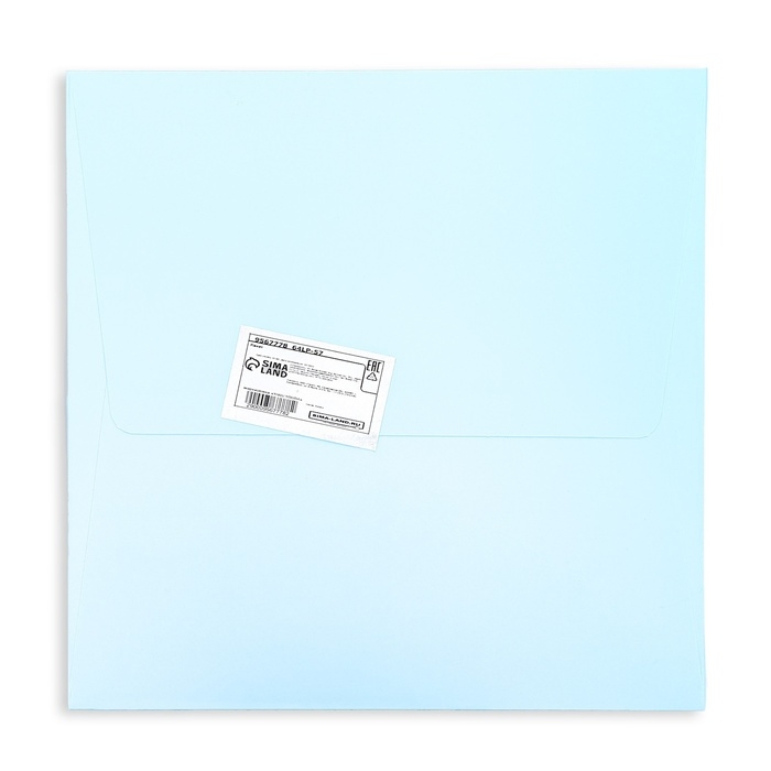 Пакет под торт, голубой, 20 х 20 х 20 см