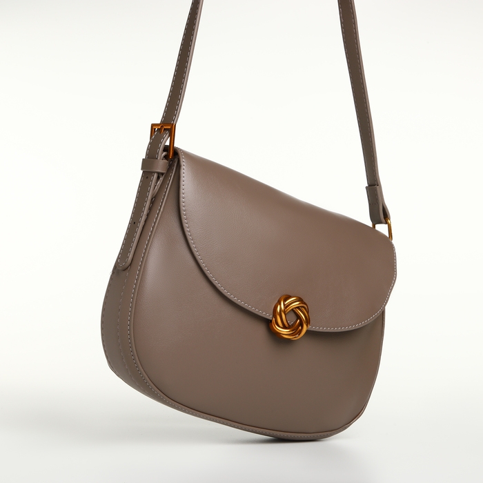 Сумка женская на клапане TEXTURA, средний размер, цвет серый Сумка женская на клапане TEXTURA, средний размер, цвет серый