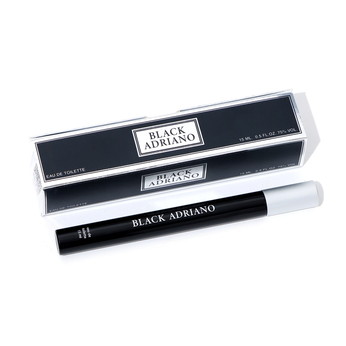 Туалетная вода для мужчин  Туалетная вода для мужчин "Black Adriano", 15 мл