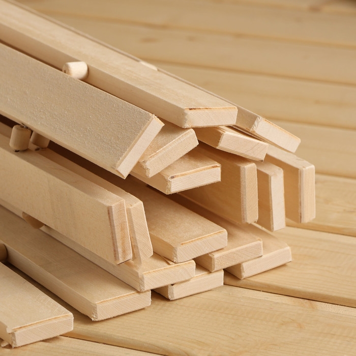 Коврик-лежак для бани, деревянный, 45х100 см Коврик-лежак для бани, деревянный, 45х100 см