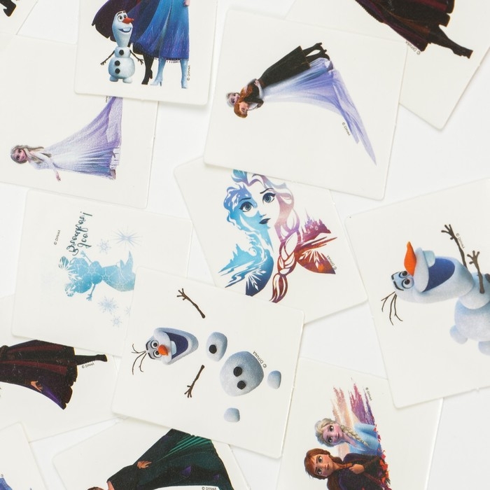 Адвент-календарь «Эльза и Анна», с детскими татуировками — 18 шт., Холодное сердце Адвент-календарь «Эльза и Анна», с детскими татуировками — 18 шт., Холодное сердце