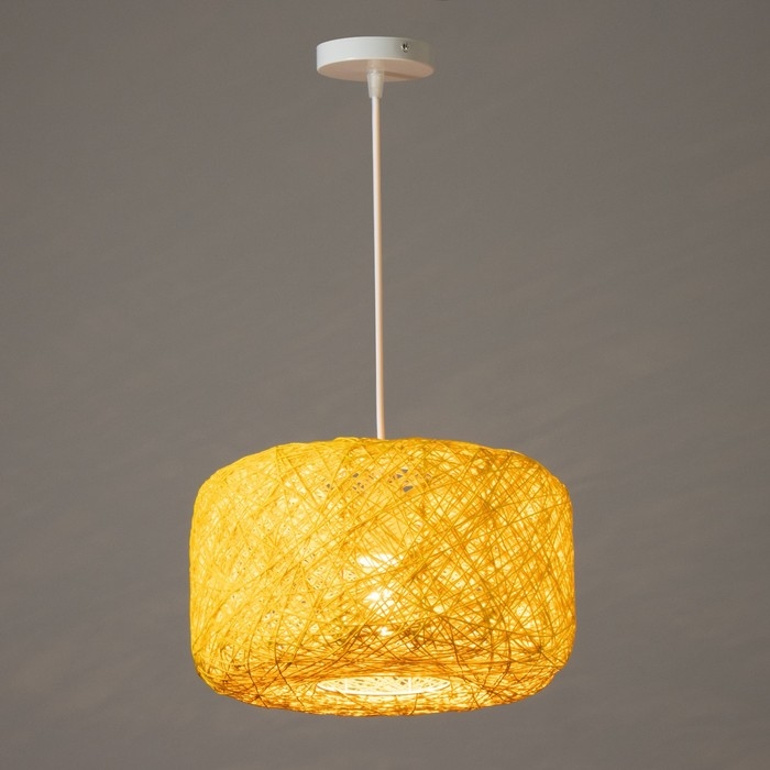 Светильник BayerLux "Ассели" 1хЕ27 15Вт желтый 30х30х22-120 см