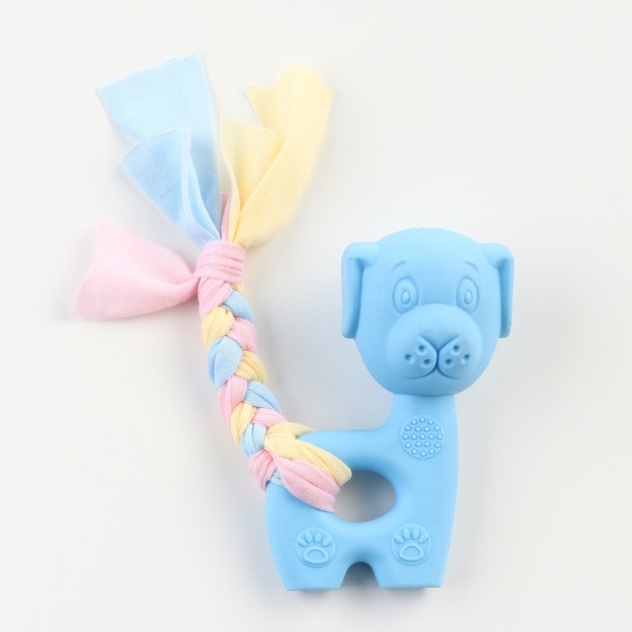 Игрушка жевательная Пижон Premium Игрушка жевательная Пижон Premium "Щенок", 10 х 6 х 3,5 см, голубая