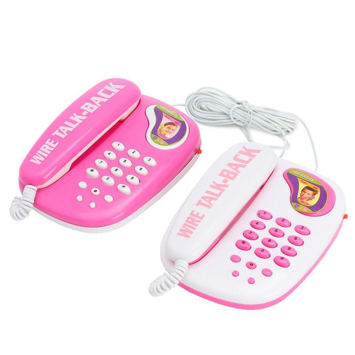 Телефон &laquo;Давай поговорим&raquo;, в наборе 2 телефона, МИКС