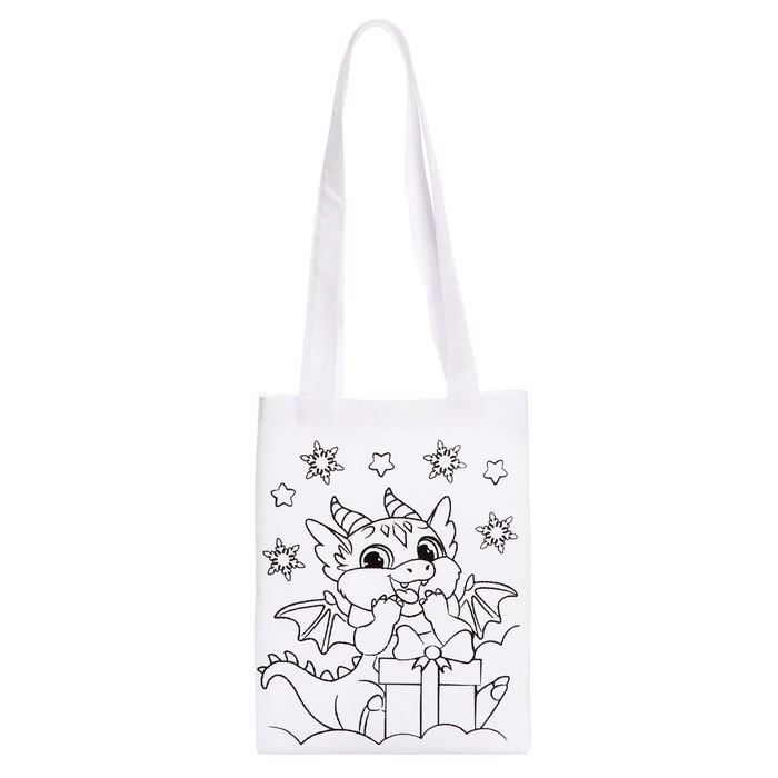 Сумка-шопер, раскраска «Дракон. Новый год» Сумка-шопер, раскраска «Дракон. Новый год»