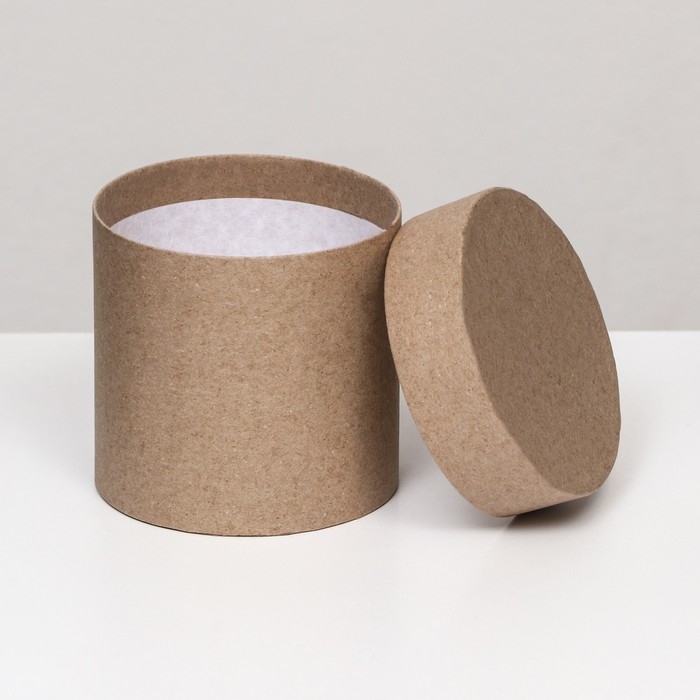 Шляпная коробка крафт, 10 х 10 см Шляпная коробка крафт, 10 х 10 см