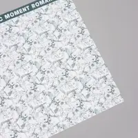 Пленка для цветов, &laquo;Романтичные моменты&raquo;, сине-серый, 57&times;57 см