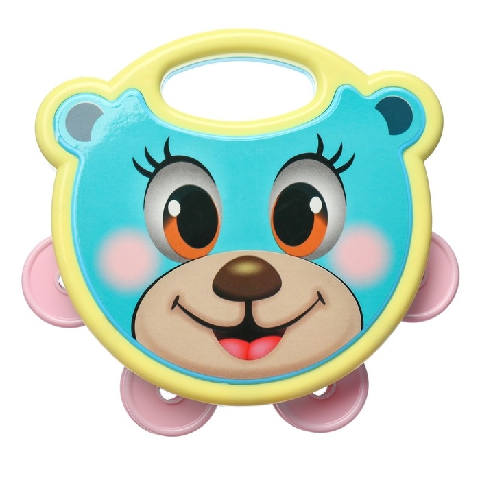 Погремушка - бубен «Малыши», МИКС, Крошка Я Погремушка - бубен «Малыши», МИКС, Крошка Я