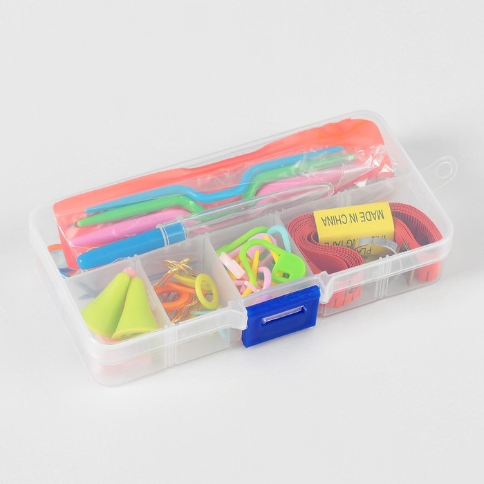 Набор для вязания , 57 предметов, в футляре Набор для вязания , 57 предметов, в футляре