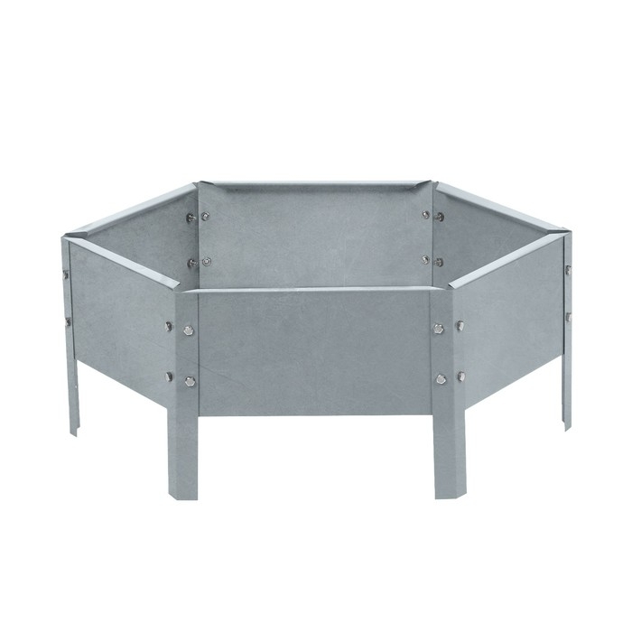 Клумба оцинкованная, d = 60 см, h = 15 см, Greengo Клумба оцинкованная, d = 60 см, h = 15 см, Greengo