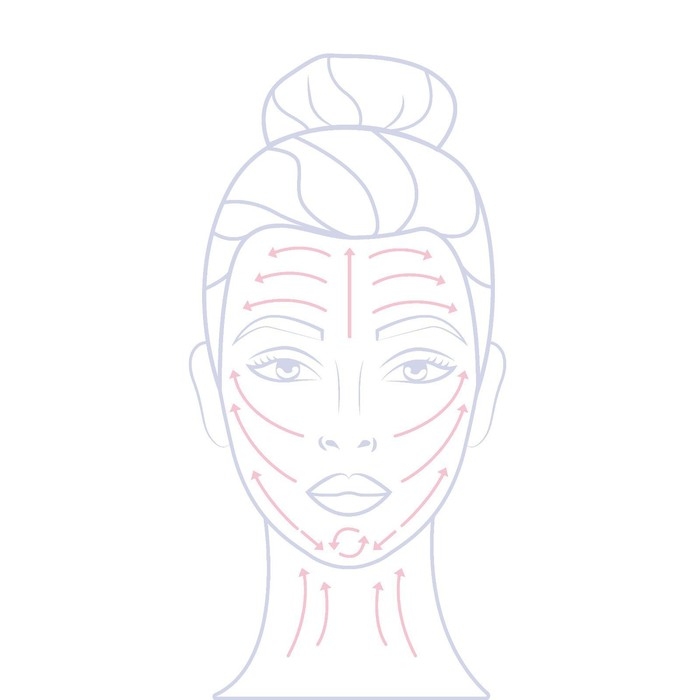 Массажёр для лица и зоны декольте, с шипами, 14 × 4,5 × 2,5 см, цвет МИКС