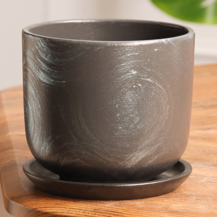 Горшок цветочный Орион гафит 0.8 л Горшок цветочный Орион гафит 0.8 л