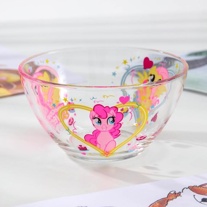 Набор Hasbro My Little Pony, 3 предмета: кружка 250 мл, салатник d=13 см, тарелка 19,5 см, в подарочной упаковке Набор Hasbro My Little Pony, 3 предмета: кружка 250 мл, салатник d=13 см, тарелка 19,5 см, в подарочной упаковке