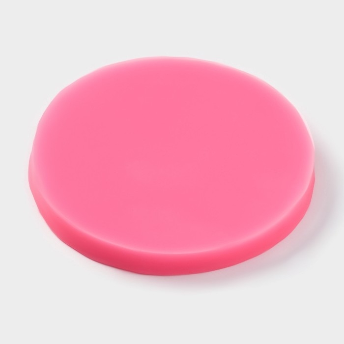 Молд новогодний Доляна «Новый год», силикон, 9,5×9,5×1 см, цвет розовый Молд новогодний Доляна «Новый год», силикон, 9,5×9,5×1 см, цвет розовый