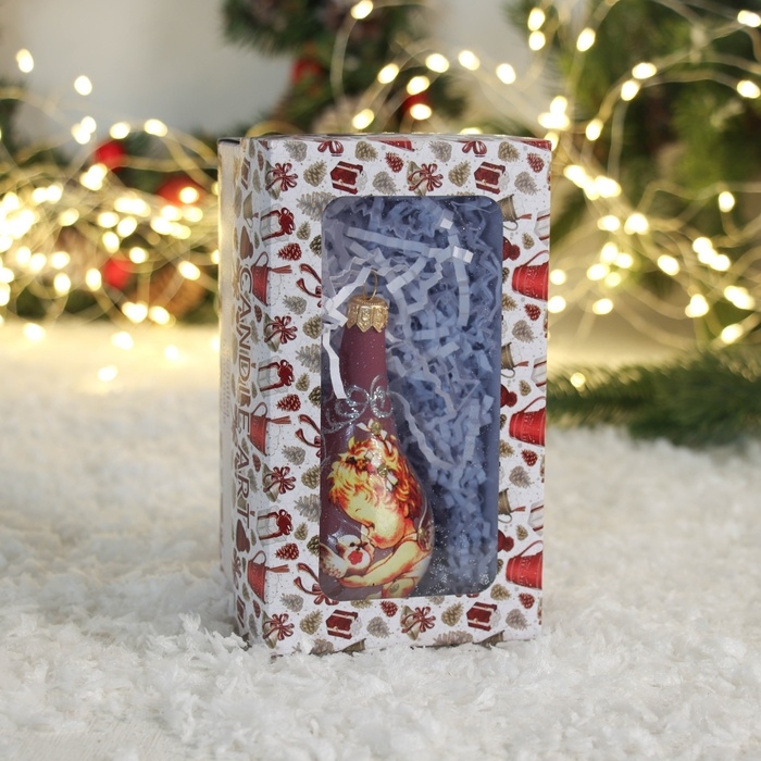 Ёлочная игрушка Ёлочная игрушка "Росинка большая-05" 9,5 см