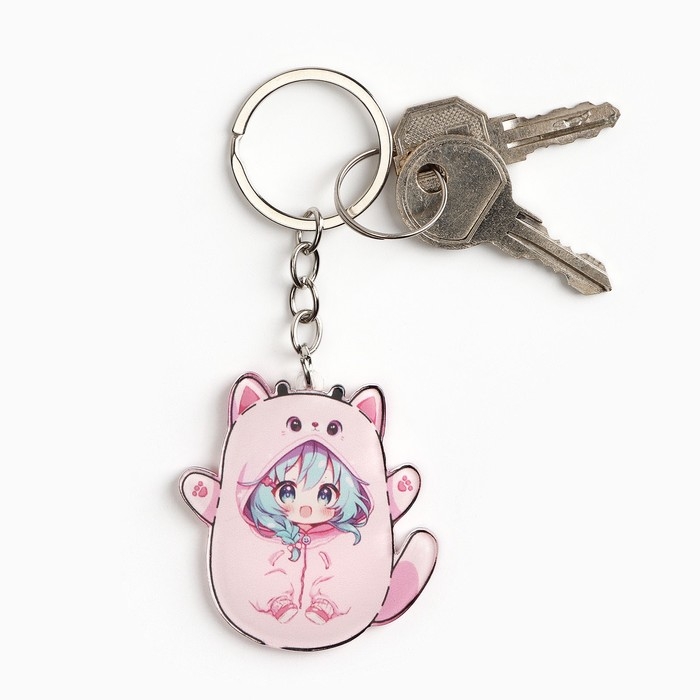 Брелок для ключей акриловый «Ты невероятно милая», 10.1 х 4.8 см