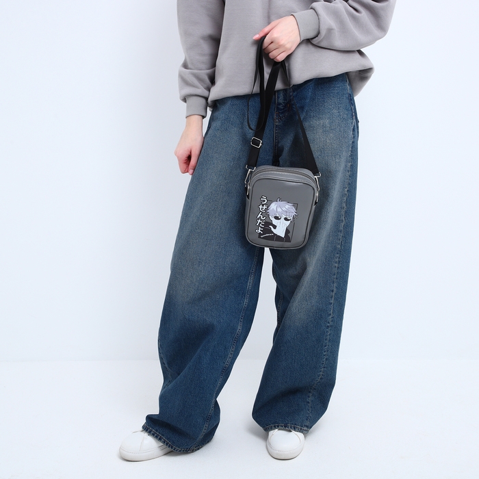 Сумка на ремешке «Аниме» 15×5×21