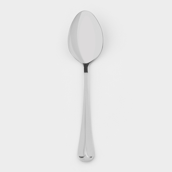 Ложка столовая «Уют», длина 19,5 см, толщина 1,8 мм, цвет серебряный Ложка столовая «Уют», длина 19,5 см, толщина 1,8 мм, цвет серебряный