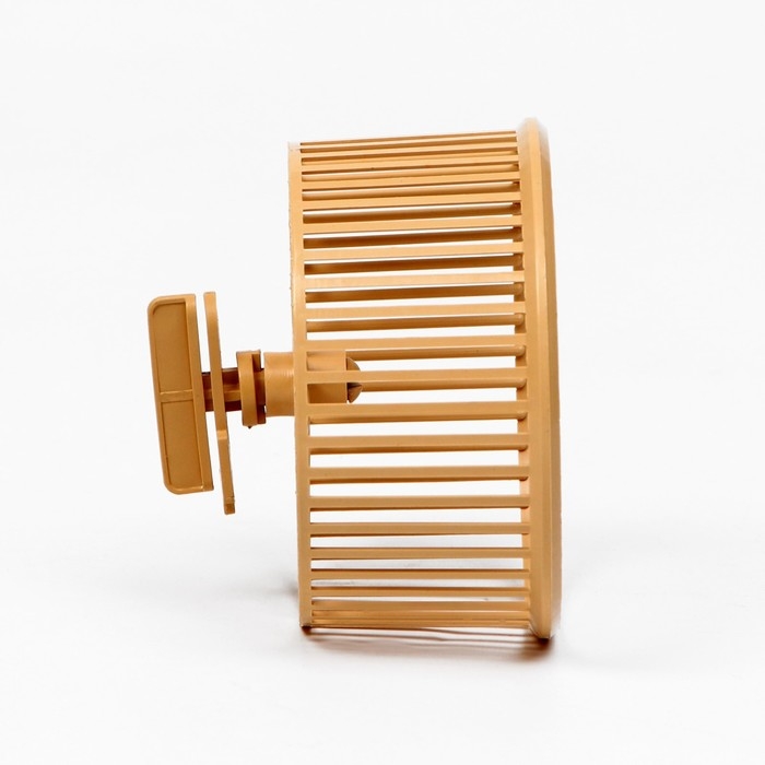 Колесо для грызунов пластиковое, без подставки, 9 см, бежевое Колесо для грызунов пластиковое, без подставки, 9 см, бежевое