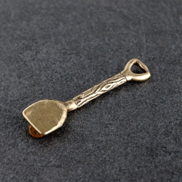 Сувенир кошельковый Сувенир кошельковый "Лопата Königsberg", с натуральным янтарем