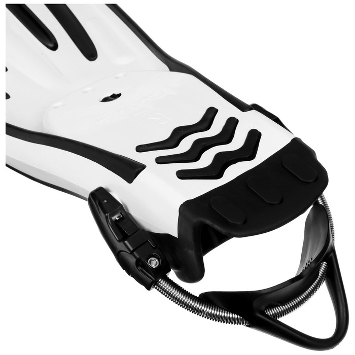 Ласты для дайвинга ONLYTOP, с открытой пяткой, р. 45-47, цвет чёрный/белый Ласты для дайвинга ONLYTOP, с открытой пяткой, р. 45-47, цвет чёрный/белый