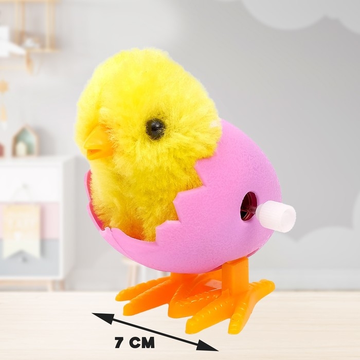 Заводная игрушка «Цыплёнок в яйце», МИКС Заводная игрушка «Цыплёнок в яйце», МИКС
