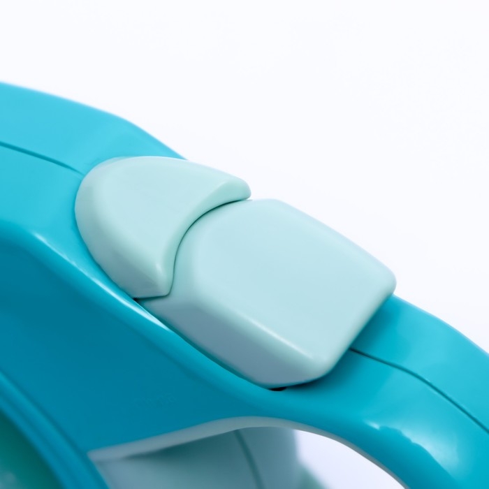 Рулетка Рулетка "Пижон" с прорезиненной ручкой, 5 м, до 25 кг, трос, бирюзово-зелёная