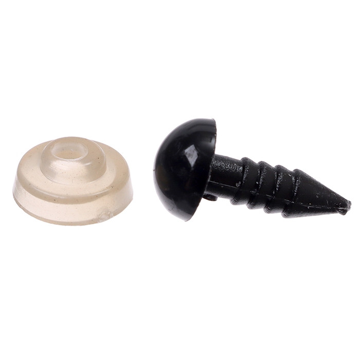 Глаза винтовые с заглушками, набор 40 шт., размер 1 шт. — 0,8 см, цвет чёрный Глаза винтовые с заглушками, набор 40 шт., размер 1 шт. — 0,8 см, цвет чёрный